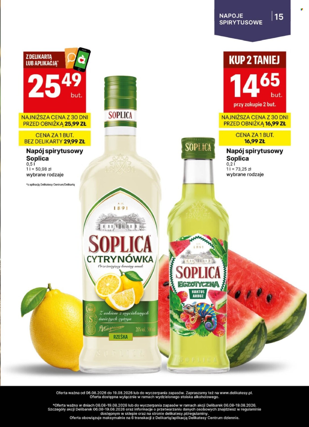 Gazetka Delikatesy Centrum - 6.8.2026. - 19.8.2026.. Strona 15