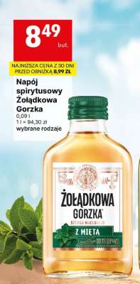 Napój spirytusowy Żołądkowa Gorzka