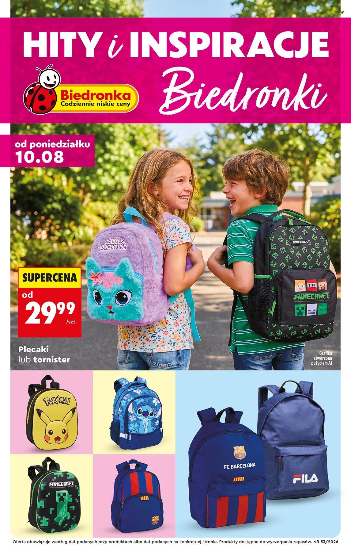 Gazetka Biedronka - 10.8.2026. - 26.8.2026.. Strona 1