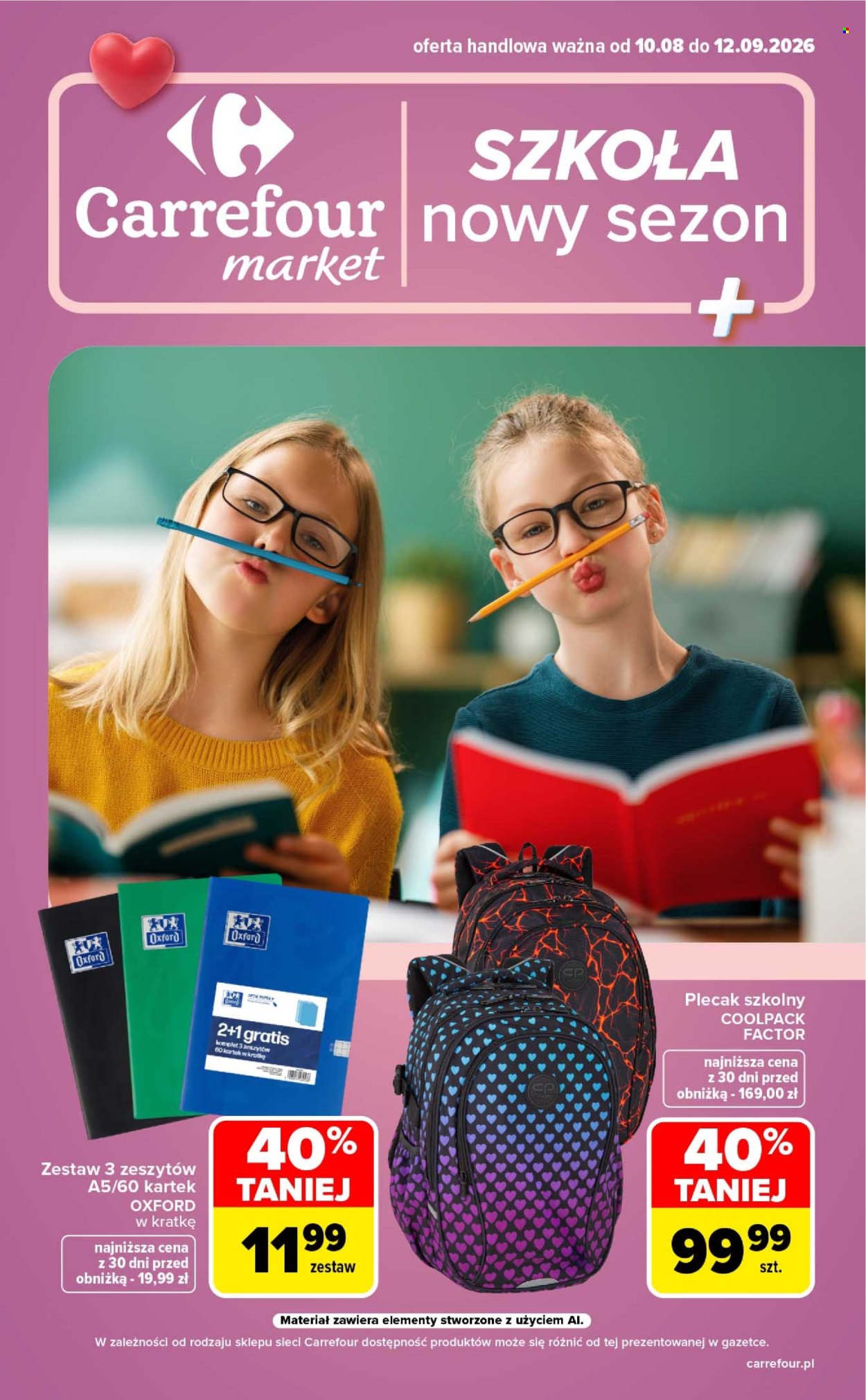 Gazetka Carrefour Market - 10.8.2026. - 12.9.2026.. Strona 1