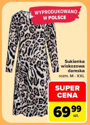 Sukienka wiskozowa damska