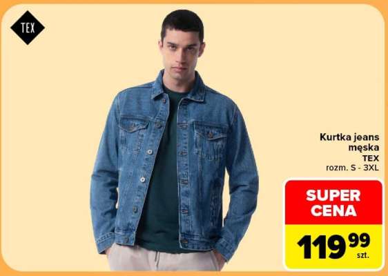Kurtka jeans męska
