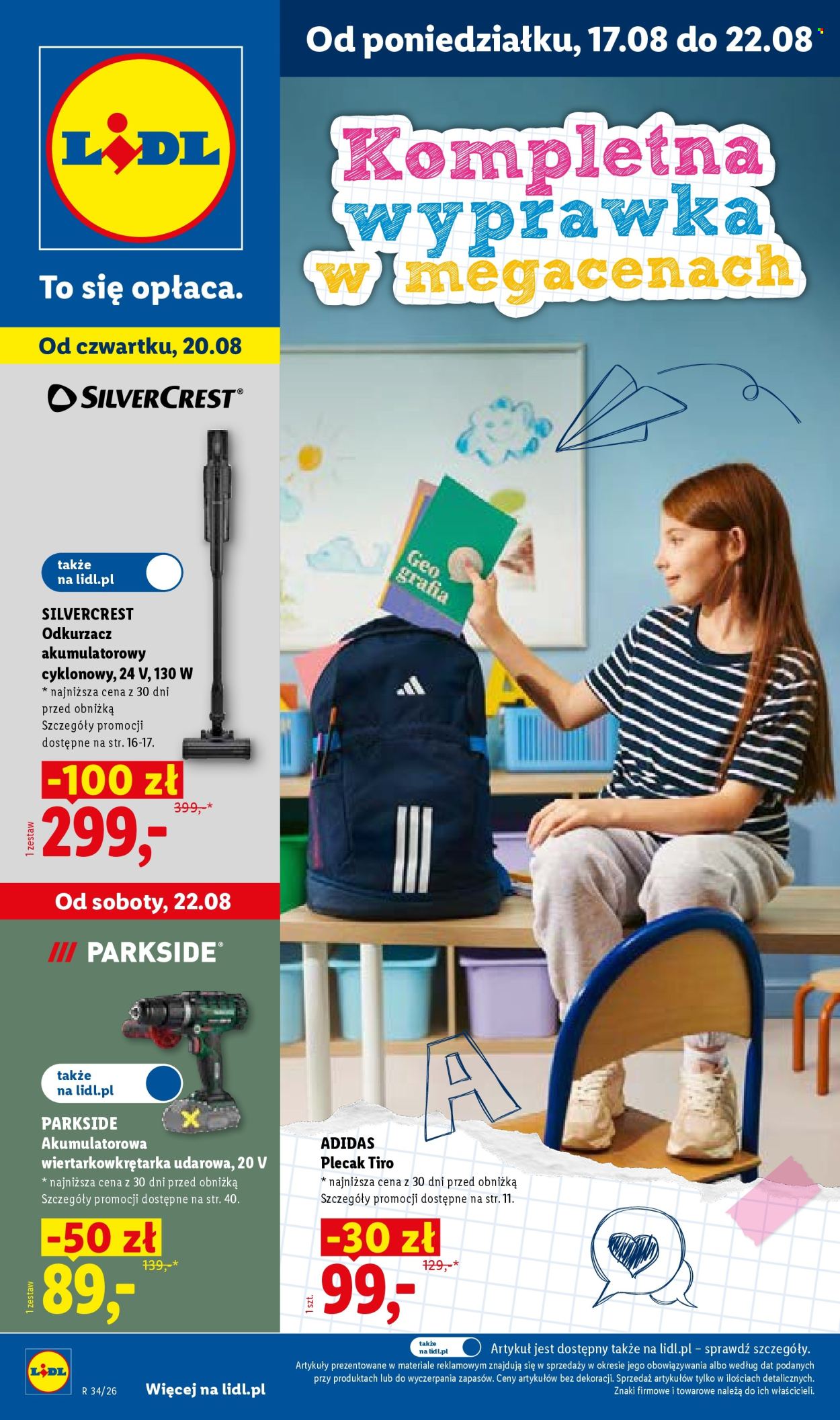 Gazetka Lidl - 17.8.2026. - 22.8.2026.. Strona 1