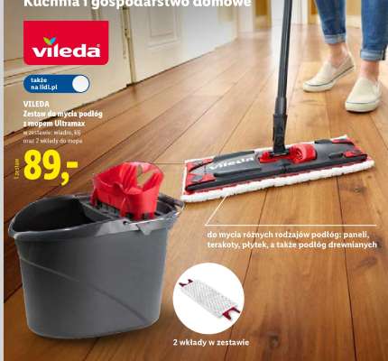 Vileda Zestaw do mycia podłóg z mopem Ultramax
