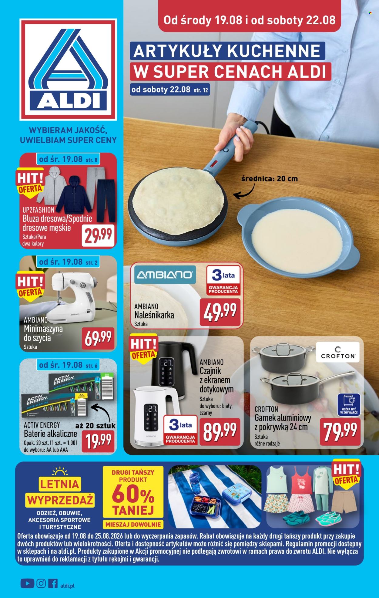 Gazetka ALDI - 19.8.2026. - 22.8.2026.. Strona 1