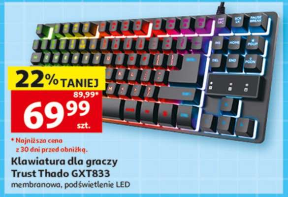 Klawiatura dla graczy Trust Thado GXT833
