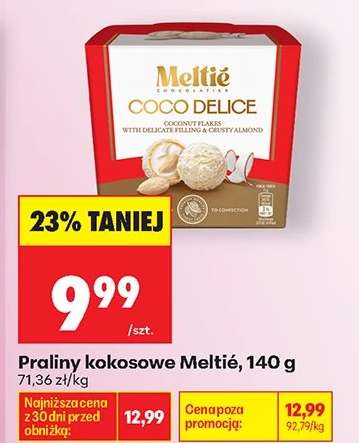 Praliny kokosowe Meltié, 140 g