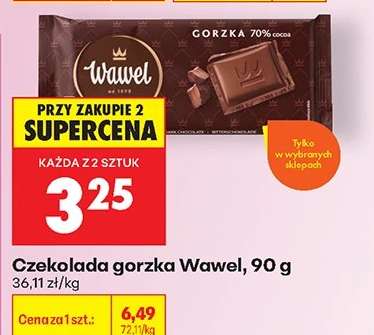 Czekolada gorzka Wawel, 90 g