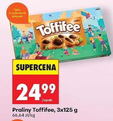 Praliny Toffifee, 3x125 g