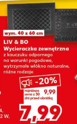 LIV & BO Wycieraczka zewnętrzna