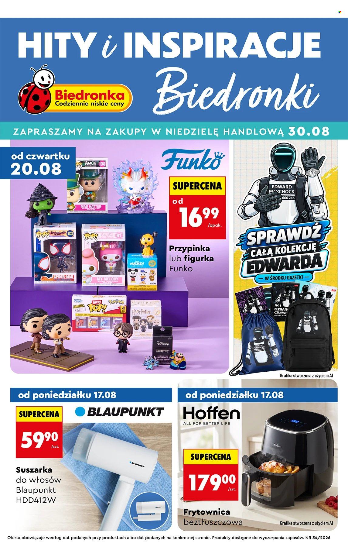 Gazetka Biedronka - 17.8.2026. - 2.9.2026.. Strona 1