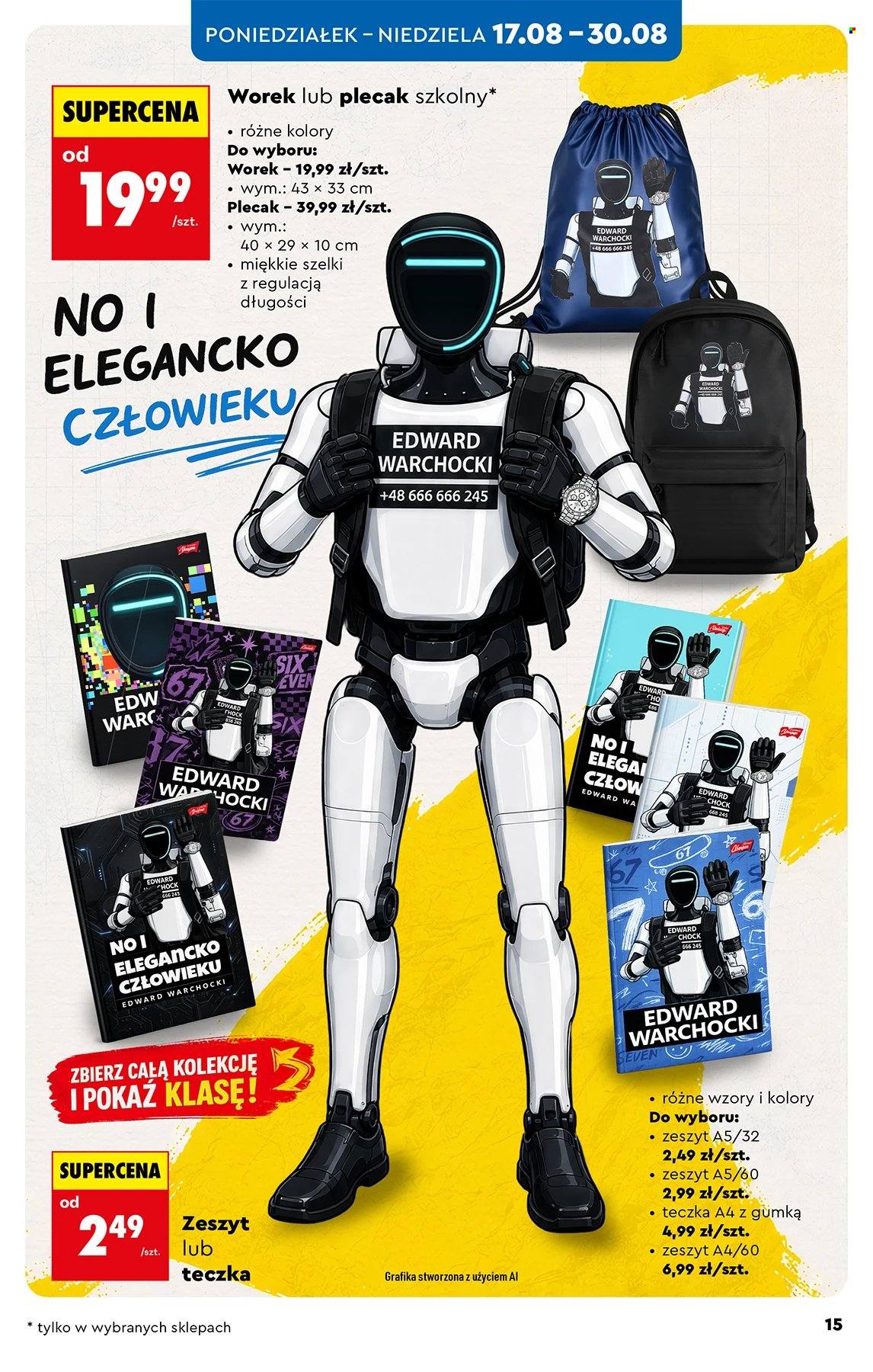 Gazetka Biedronka - 17.8.2026. - 2.9.2026.. Strona 15