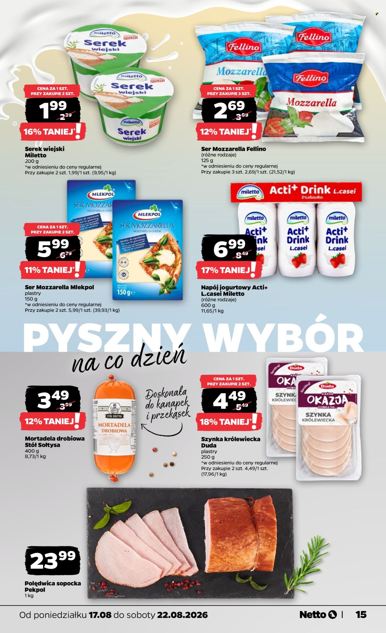 Gazetka Netto - 17.8.2026. - 22.8.2026.. Strona 15