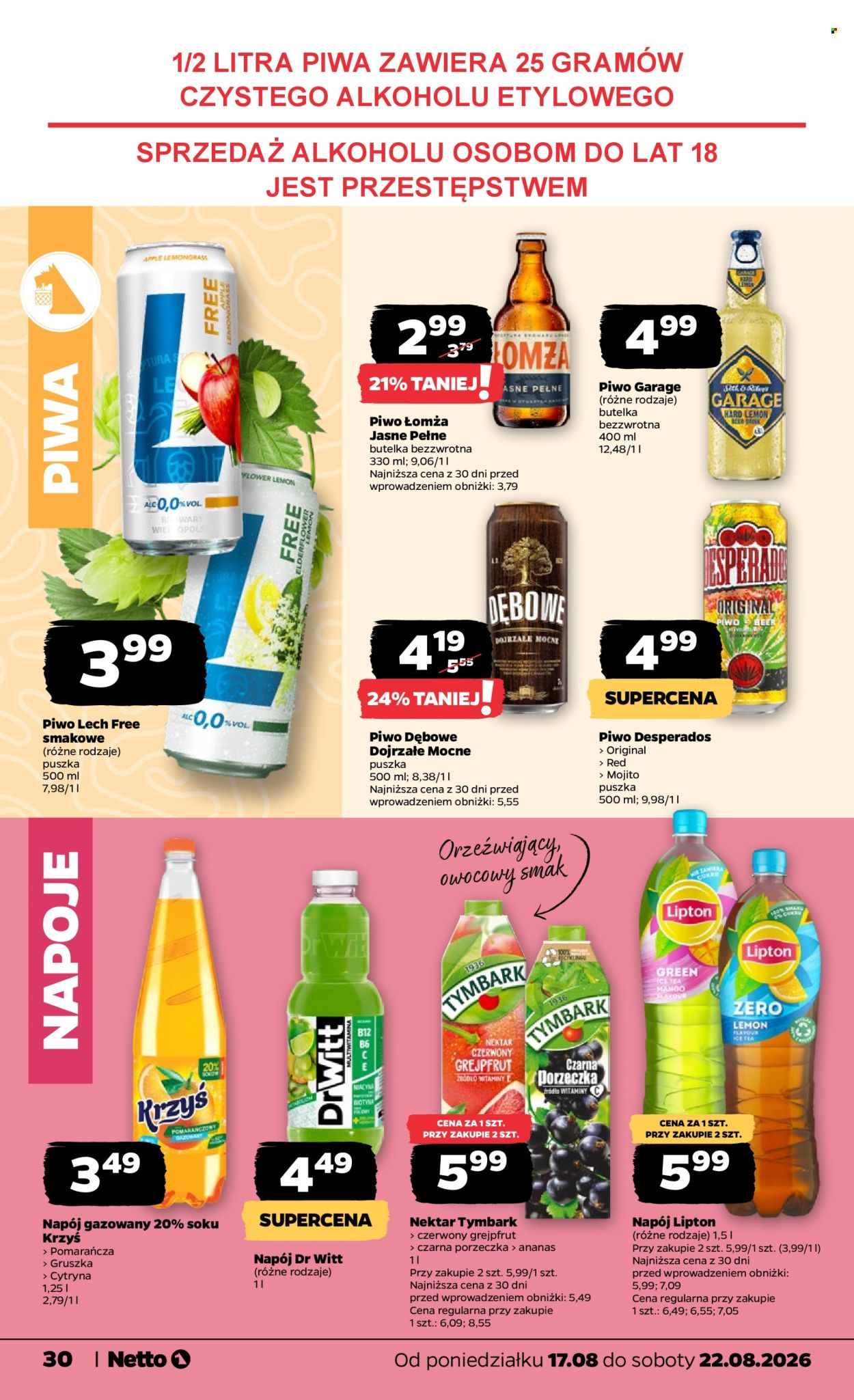 Gazetka Netto - 17.8.2026. - 22.8.2026.. Strona 30