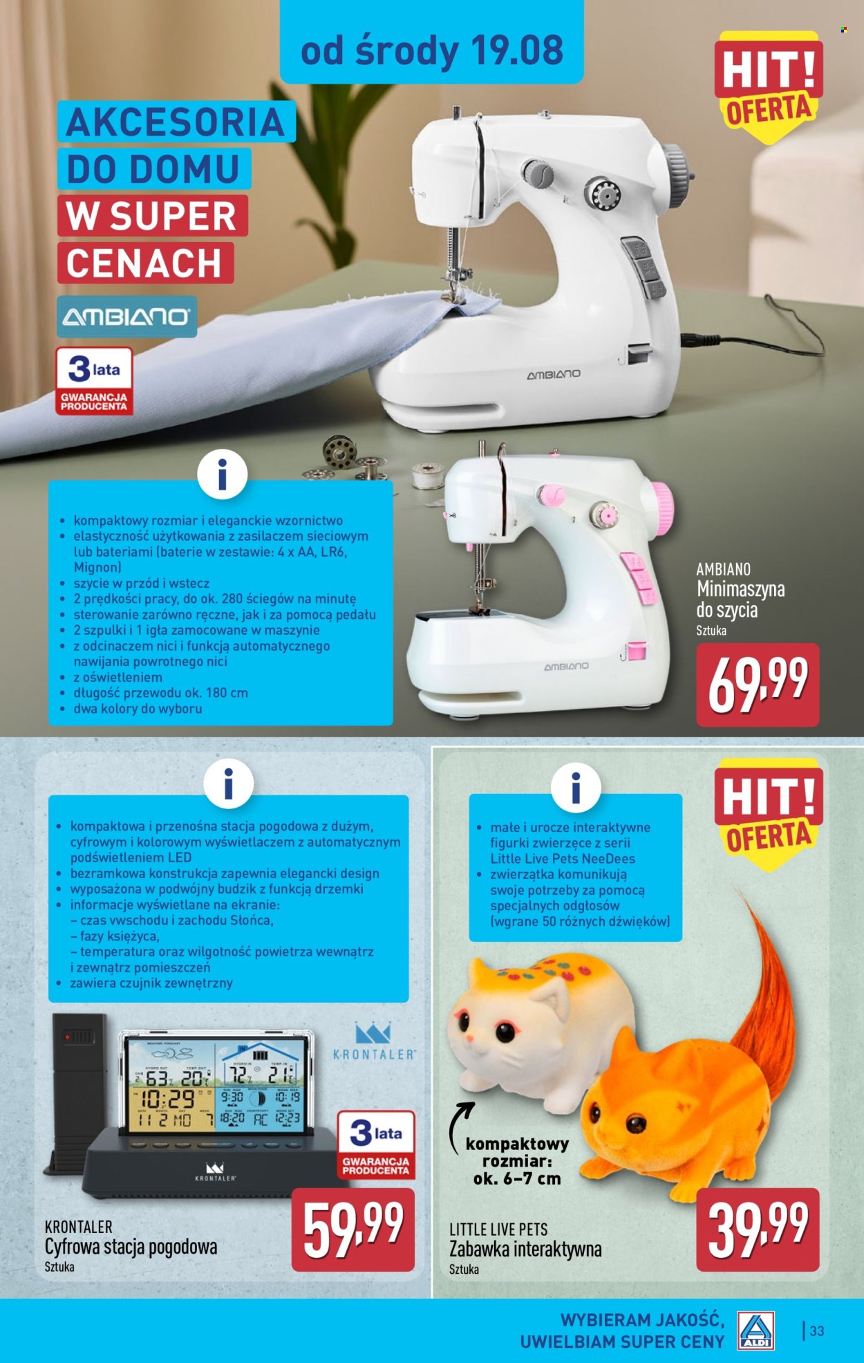 Gazetka ALDI - 17.8.2026. - 22.8.2026.. Strona 33