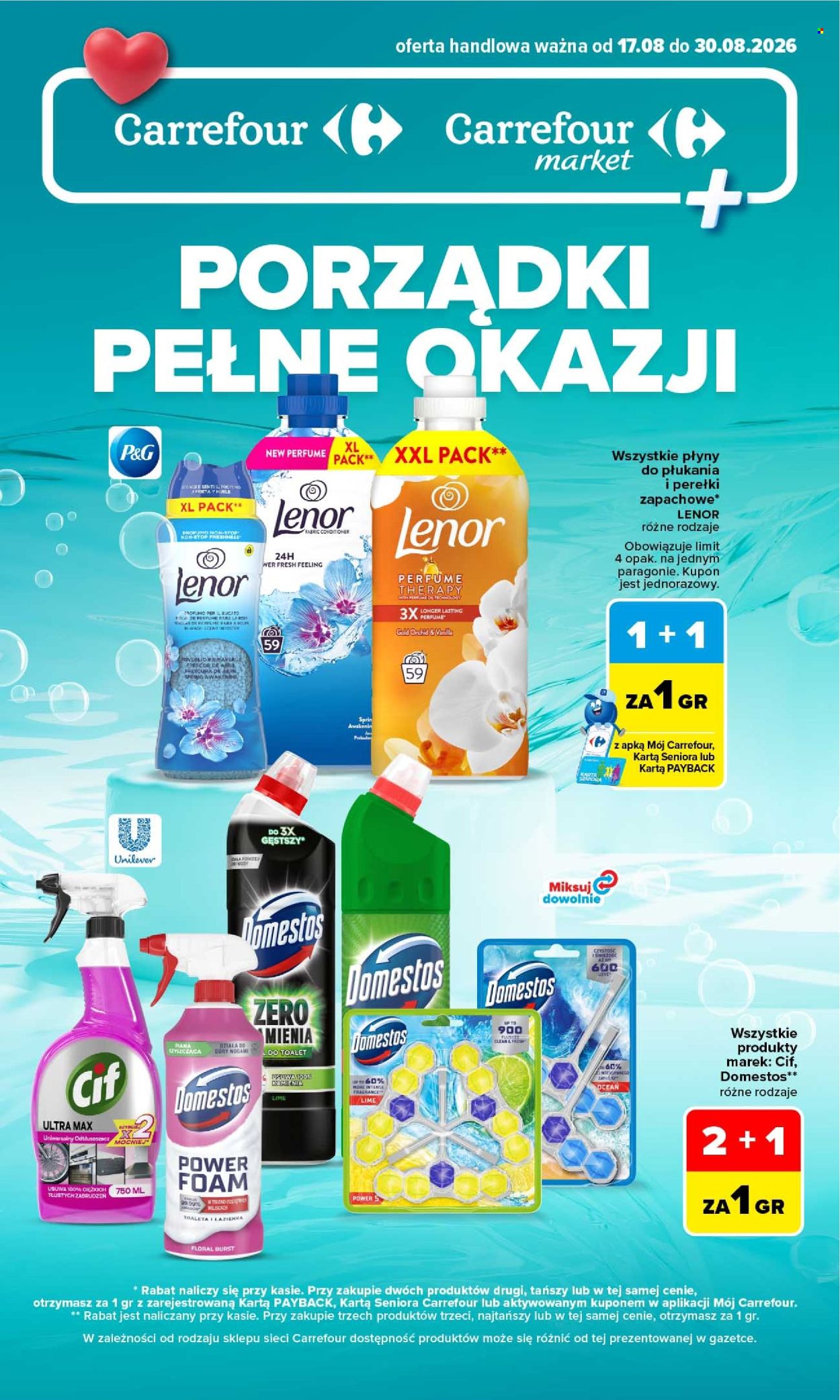 Gazetka Carrefour - 17.8.2026. - 30.8.2026.. Strona 1