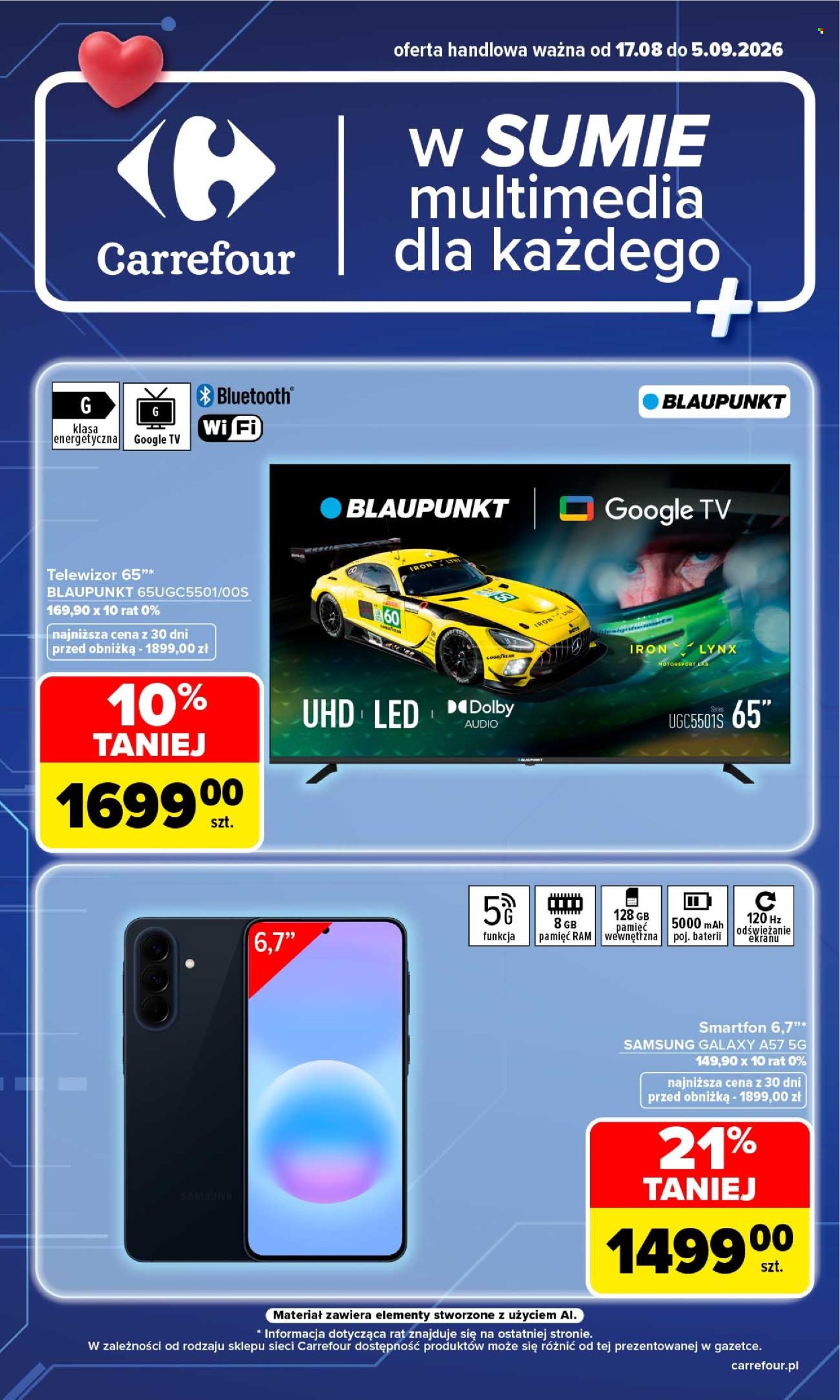 Gazetka Carrefour - 17.8.2026. - 5.9.2026.. Strona 1