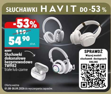 Havit Słuchawki dokanałowe bezprzewodowe TW982