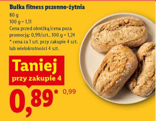 Bułka fitness pszenno-żytnia