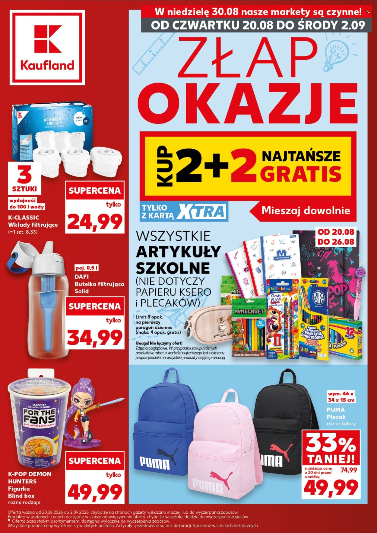 Gazetka Kaufland - 20.8.2026. - 2.9.2026.. Strona 1
