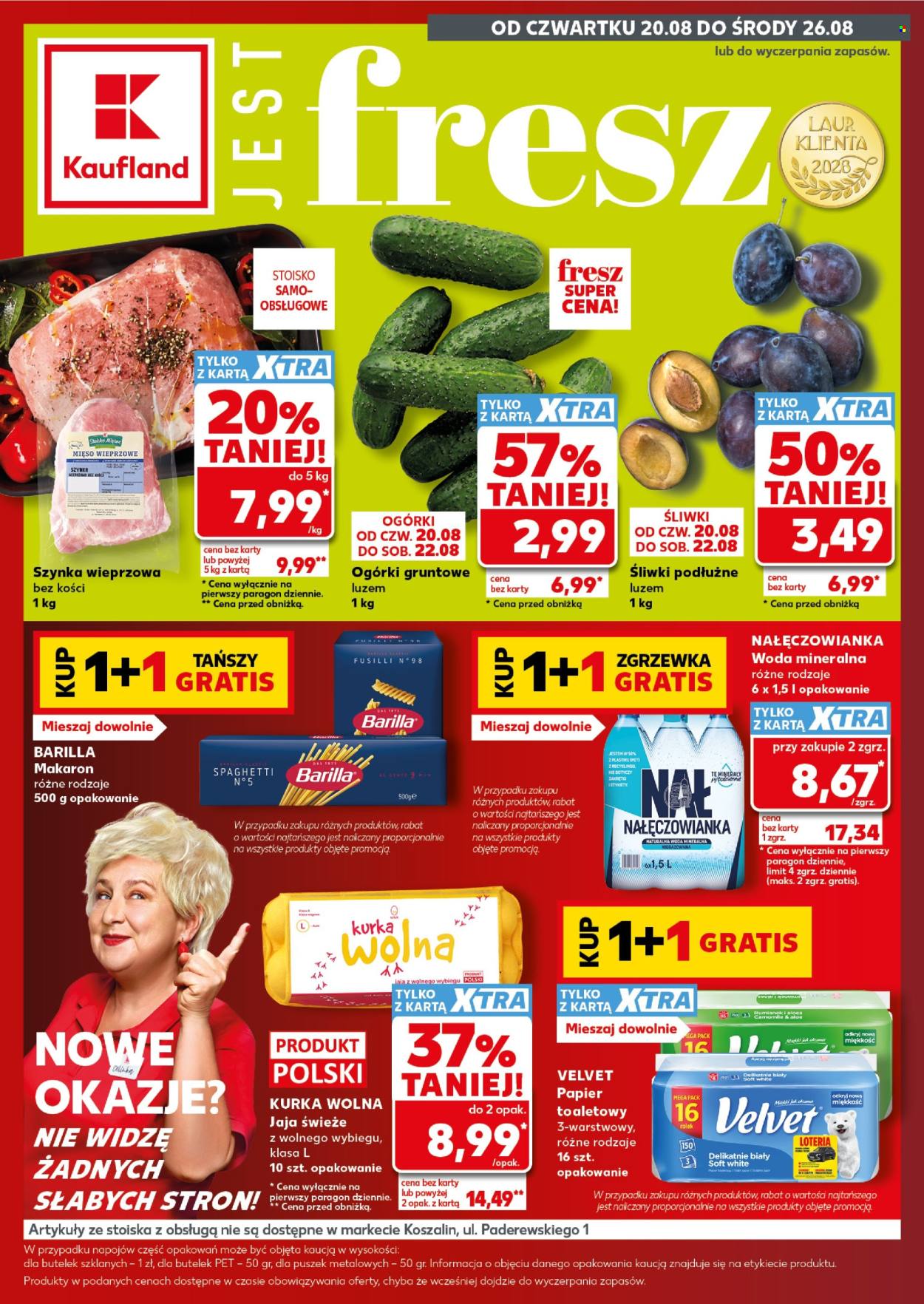 Gazetka Kaufland - 20.8.2026. - 26.8.2026.. Strona 1