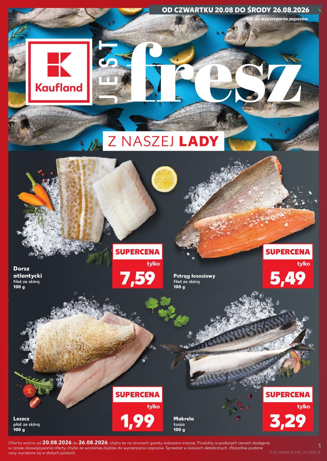 Gazetka Kaufland - 20.8.2026. - 26.8.2026.. Strona 1