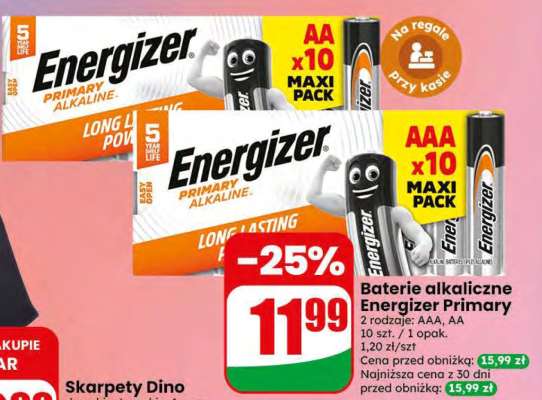 Baterie alkaliczne Energizer Primary