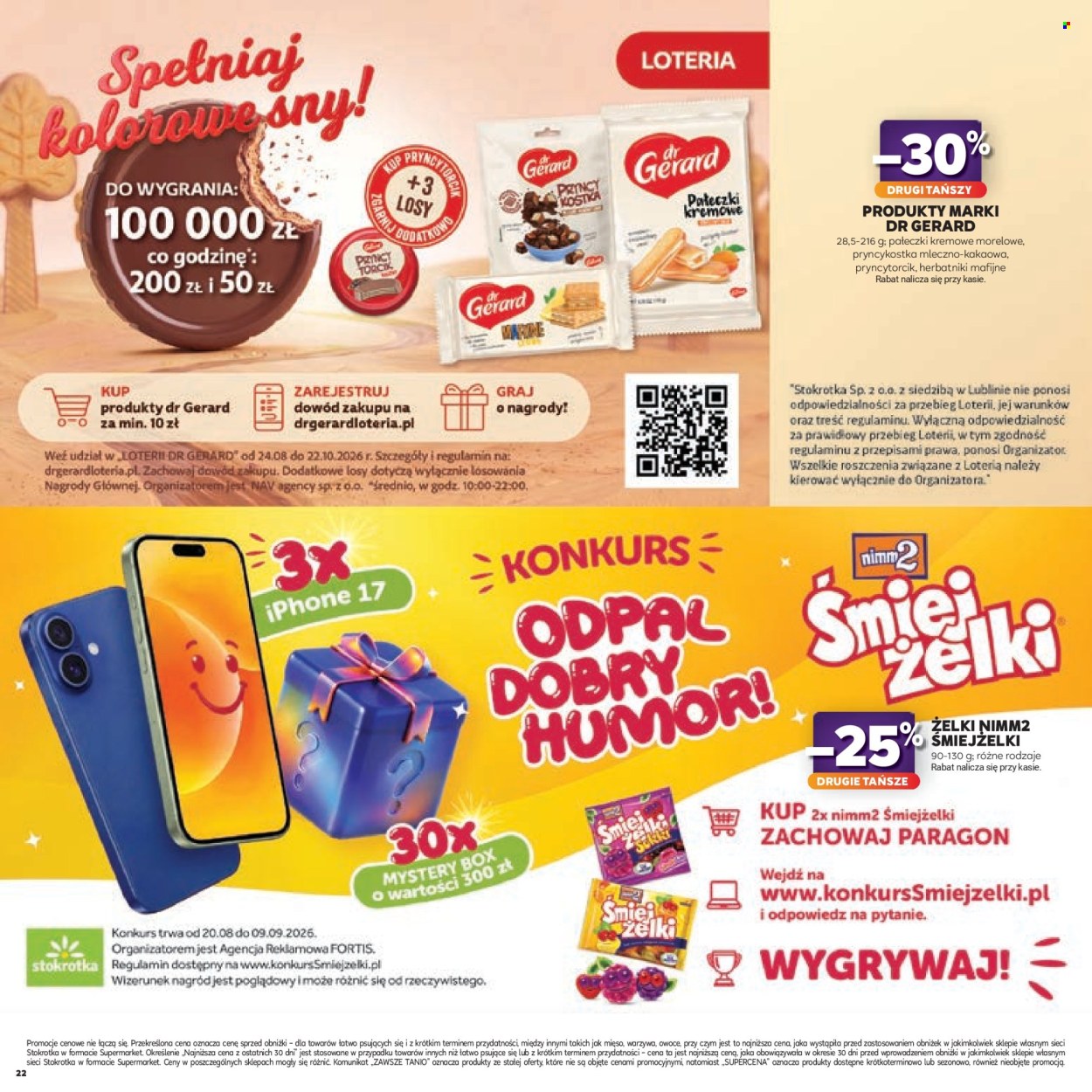 Gazetka Stokrotka Supermarket - 20.8.2026. - 2.9.2026.. Strona 22