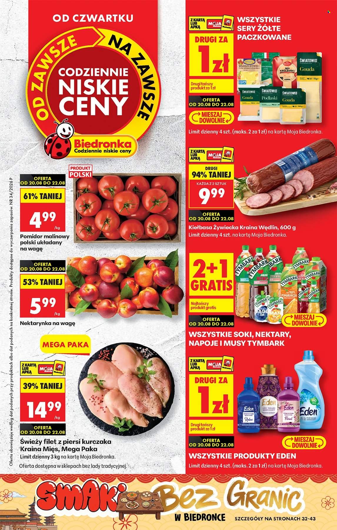 Gazetka Biedronka - 20.8.2026. - 26.8.2026.. Strona 1