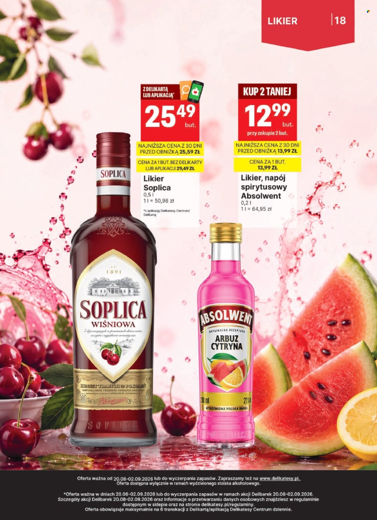 Gazetka Delikatesy Centrum - 20.8.2026. - 2.9.2026.. Strona 18