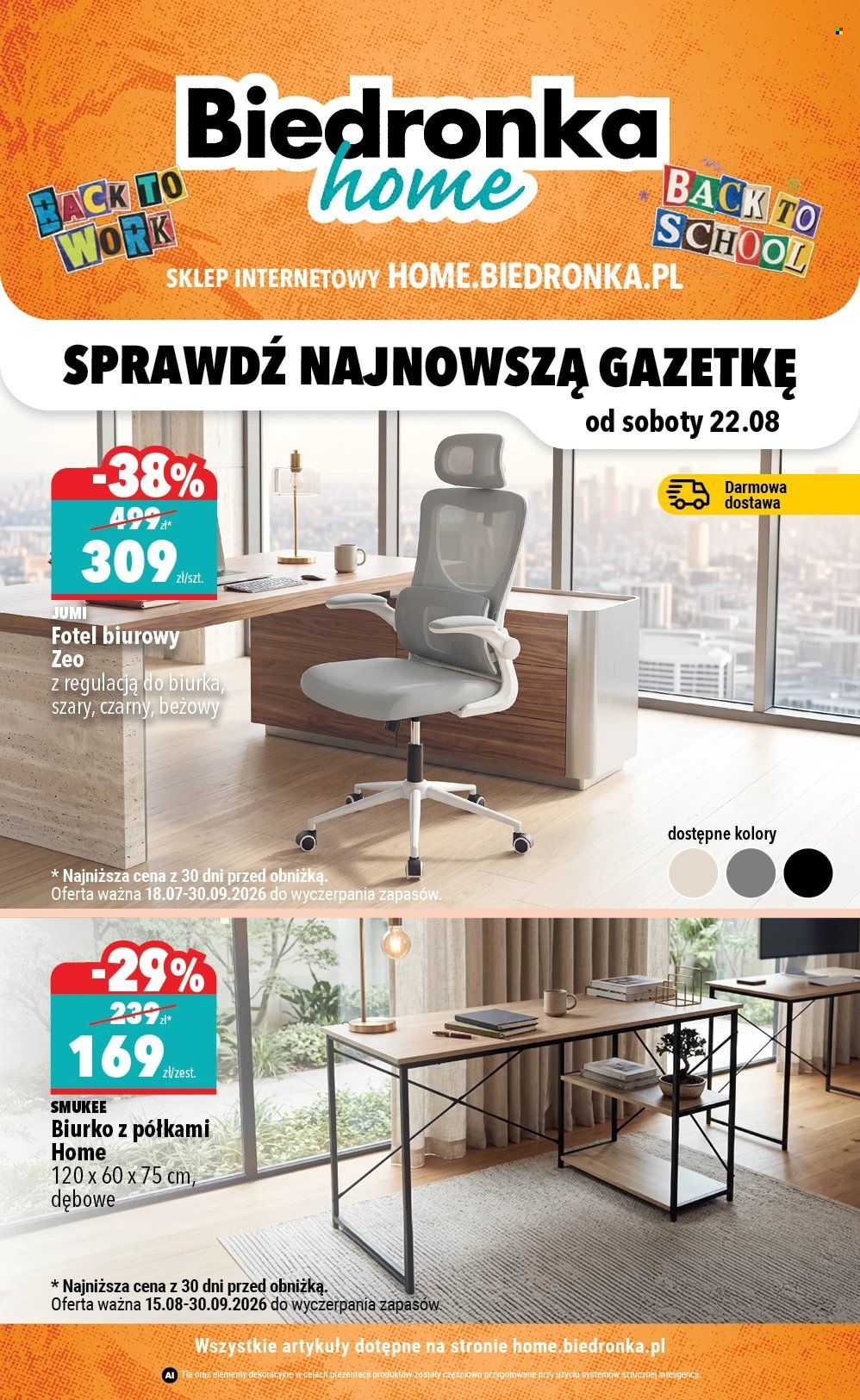 Gazetka Biedronka - 22.8.2026. - 30.9.2026.. Strona 1