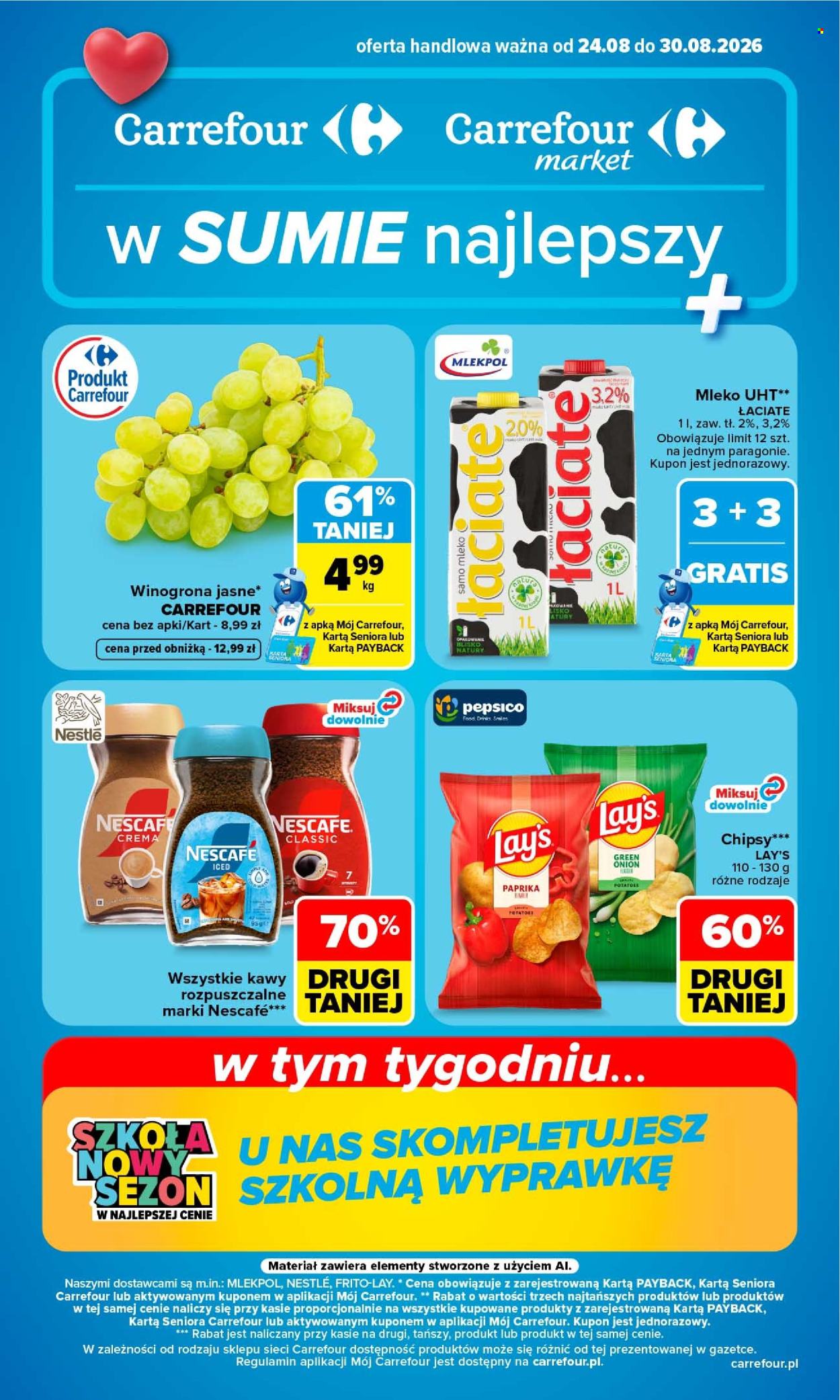 Gazetka Carrefour - 24.8.2026. - 30.8.2026.. Strona 1