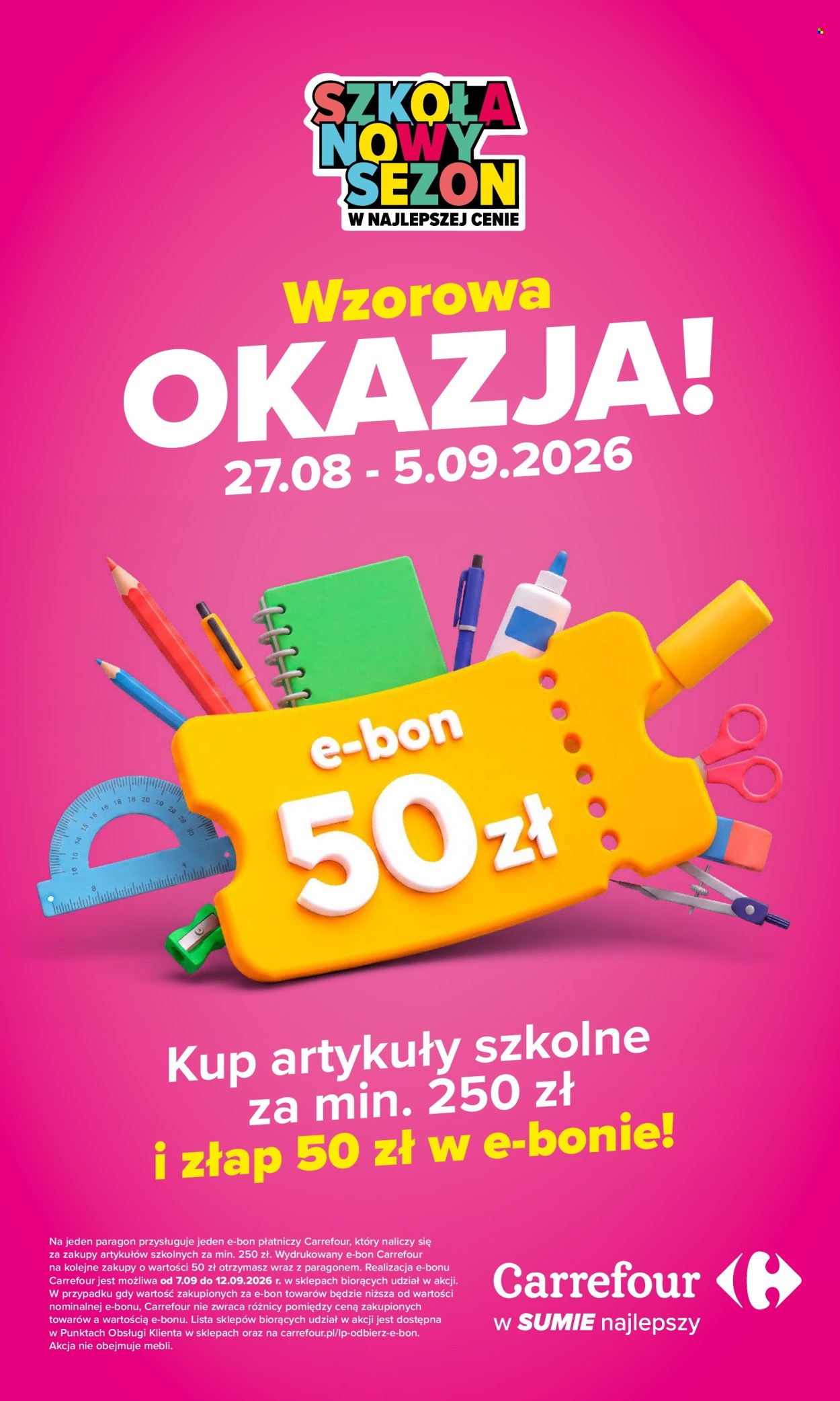 Gazetka Carrefour - 24.8.2026. - 30.8.2026.. Strona 43