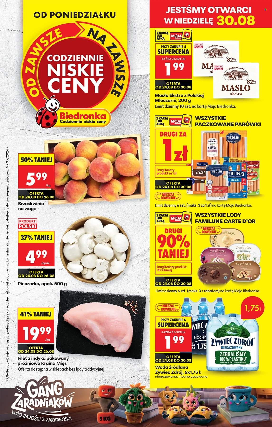 Gazetka Biedronka - 24.8.2026. - 30.8.2026.. Strona 1