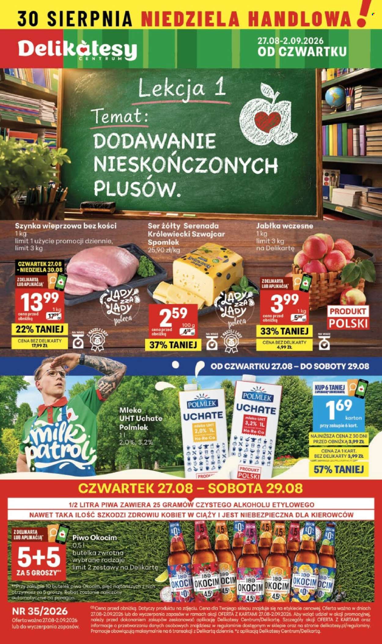 Gazetka Delikatesy Centrum - 27.8.2026. - 2.9.2026.. Strona 1