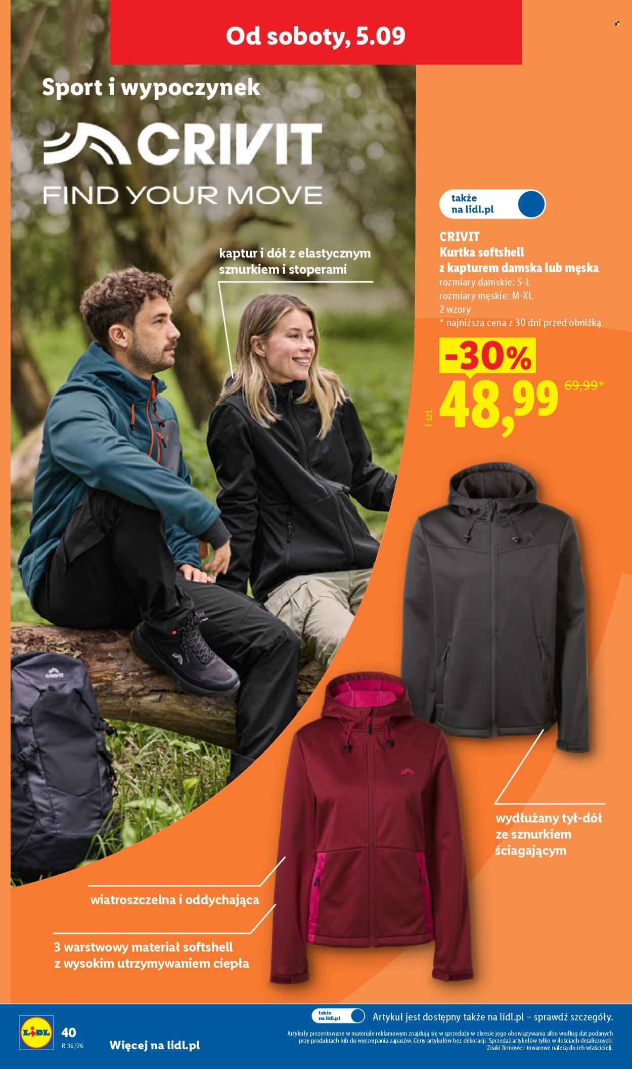 Gazetka Lidl - 31.8.2026. - 5.9.2026.. Strona 48
