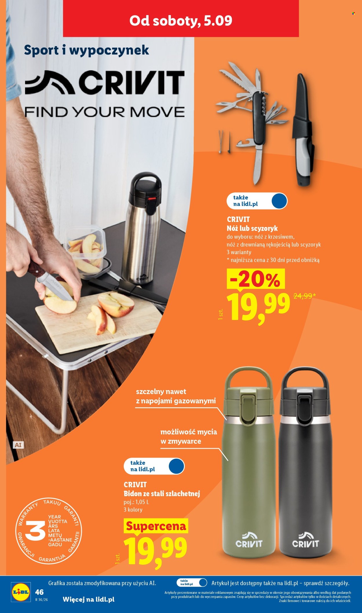 Gazetka Lidl - 31.8.2026. - 5.9.2026.. Strona 54