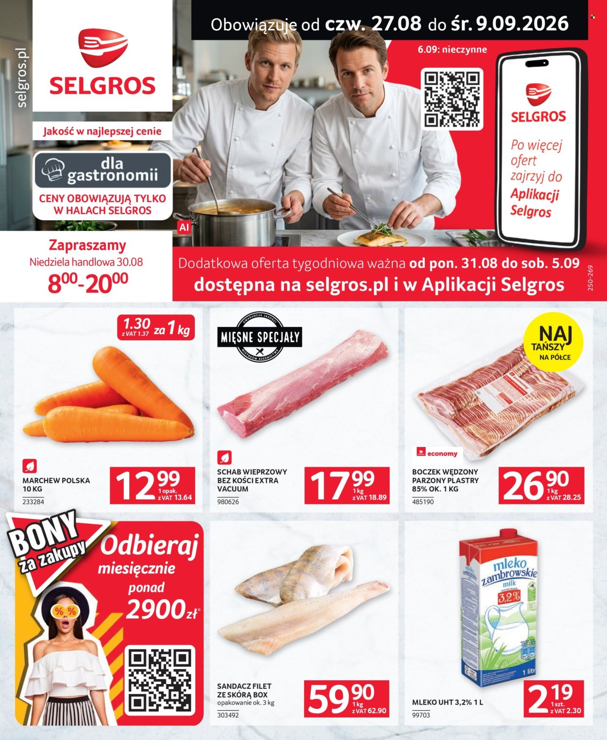Gazetka Selgros - 27.8.2026. - 9.9.2026.. Strona 1