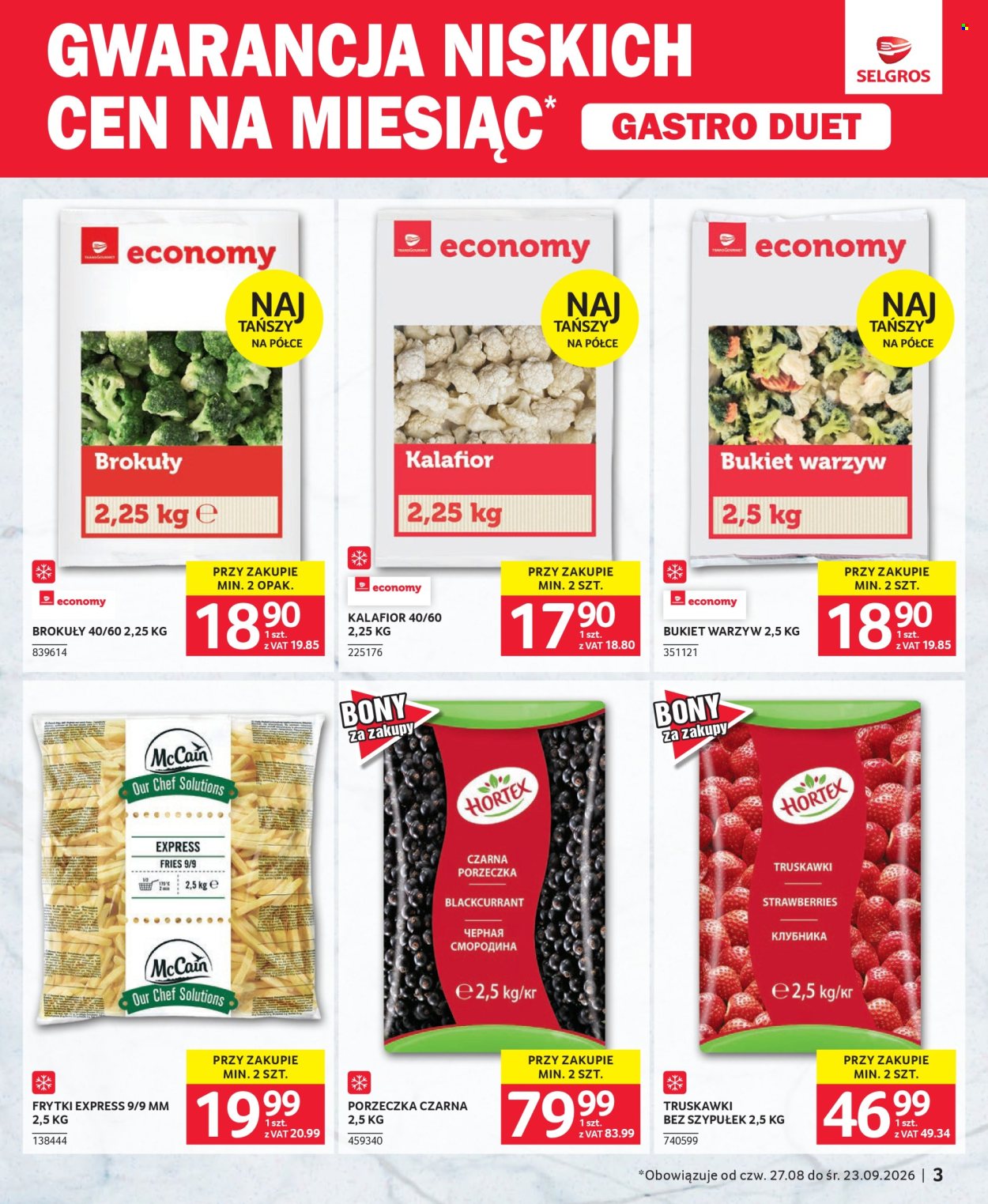 Gazetka Selgros - 27.8.2026. - 3.9.2026.. Strona 3