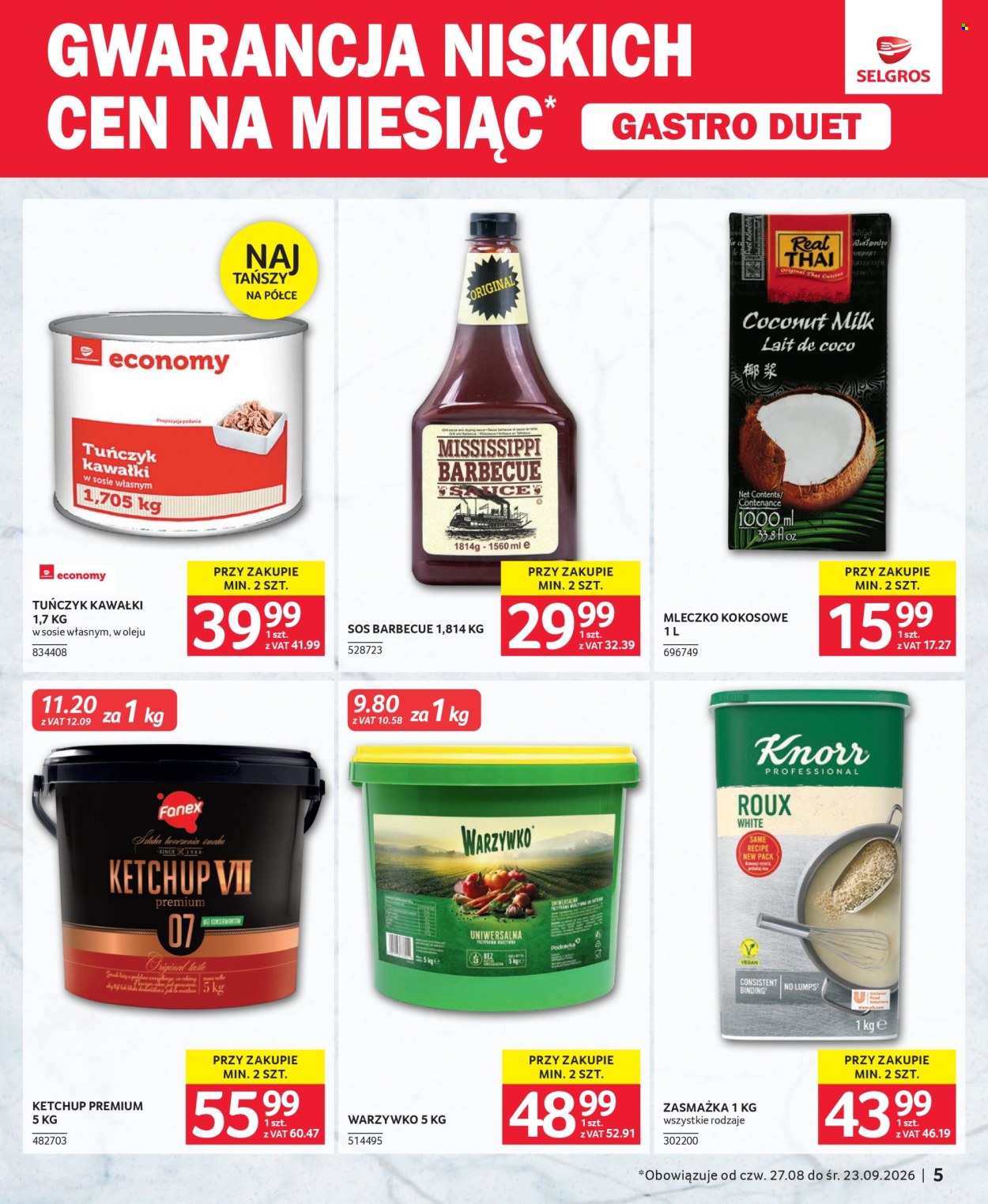 Gazetka Selgros - 27.8.2026. - 3.9.2026.. Strona 5