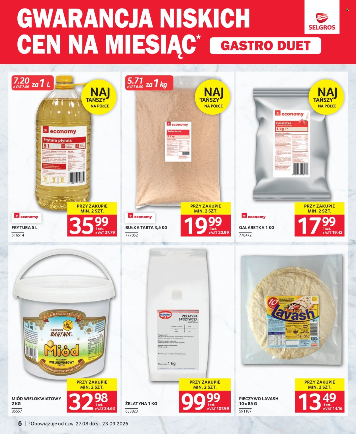 Gazetka Selgros - 27.8.2026. - 3.9.2026.. Strona 6