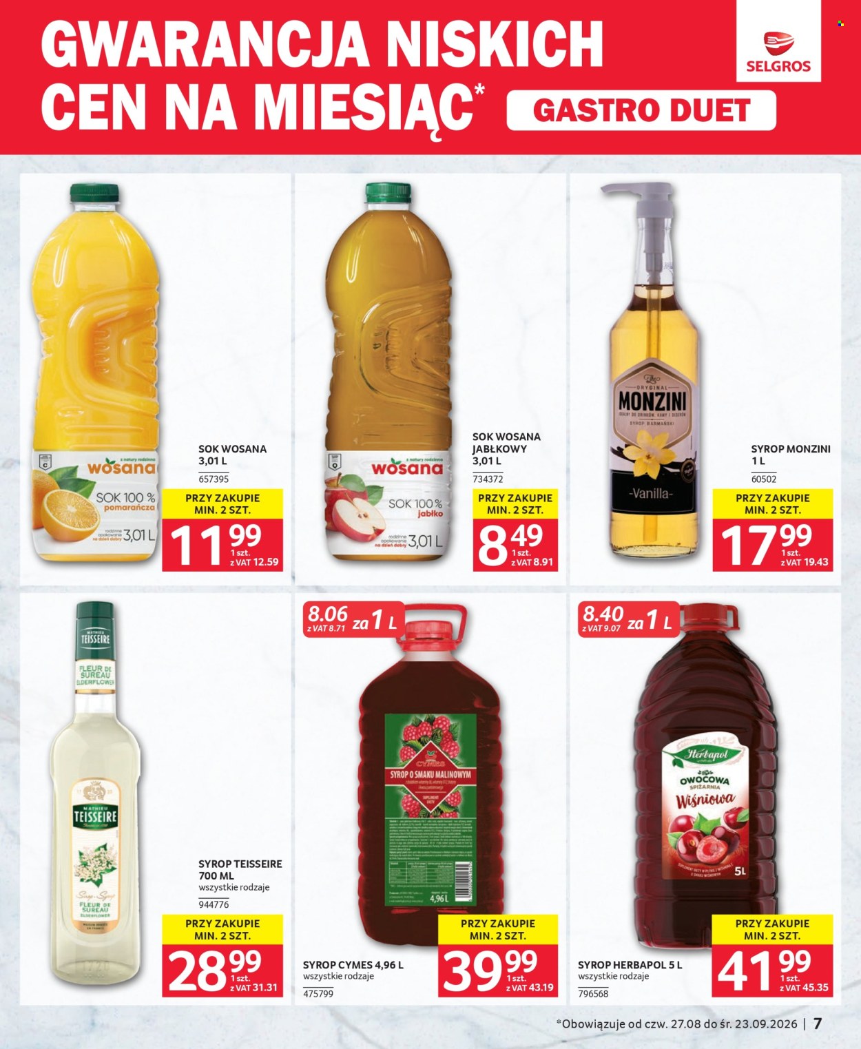 Gazetka Selgros - 27.8.2026. - 3.9.2026.. Strona 7