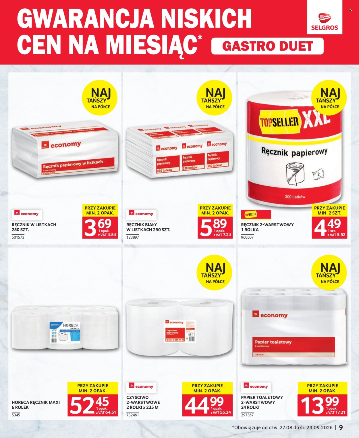 Gazetka Selgros - 27.8.2026. - 3.9.2026.. Strona 9