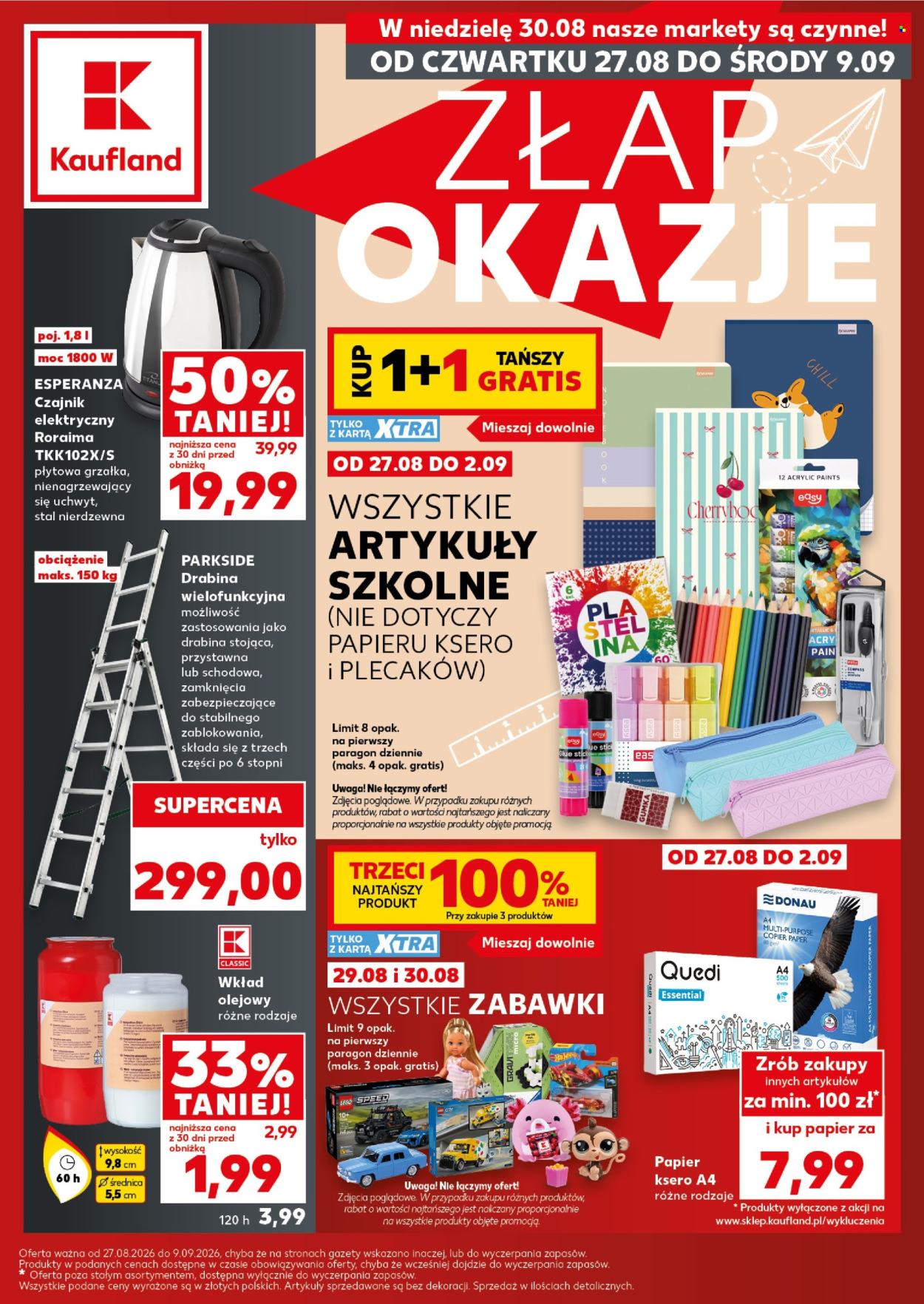 Gazetka Kaufland - 27.8.2026. - 9.9.2026.. Strona 1