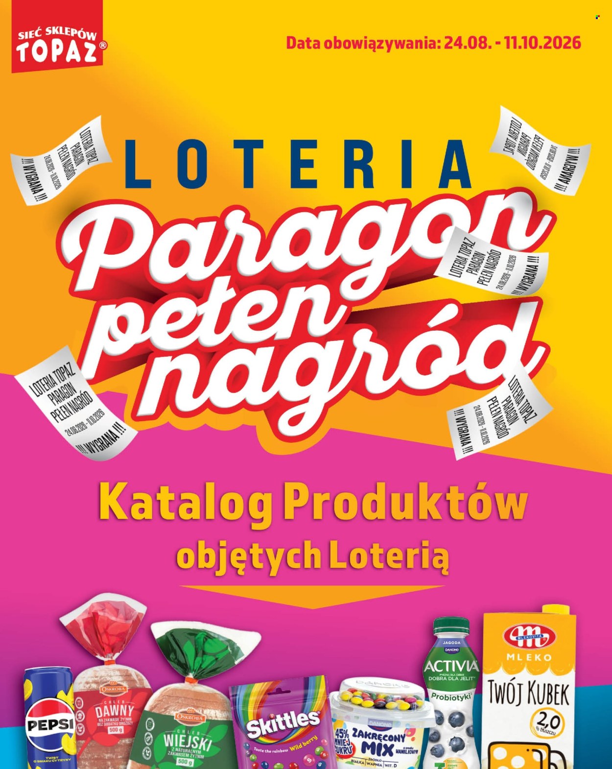 Gazetka Topaz - 24.8.2026. - 11.10.2026.. Strona 1