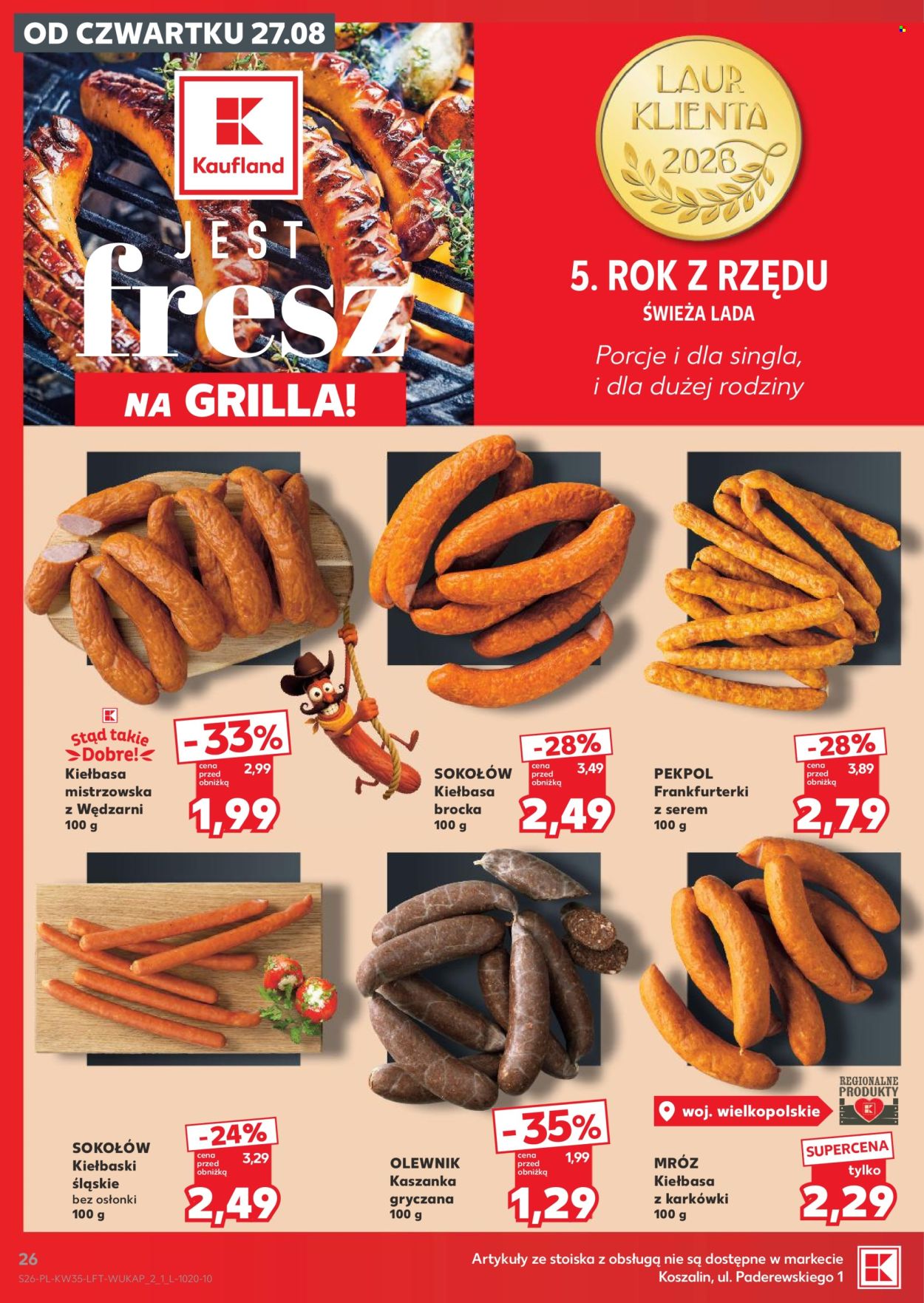 Gazetka Kaufland - 27.8.2026. - 2.9.2026.. Strona 26