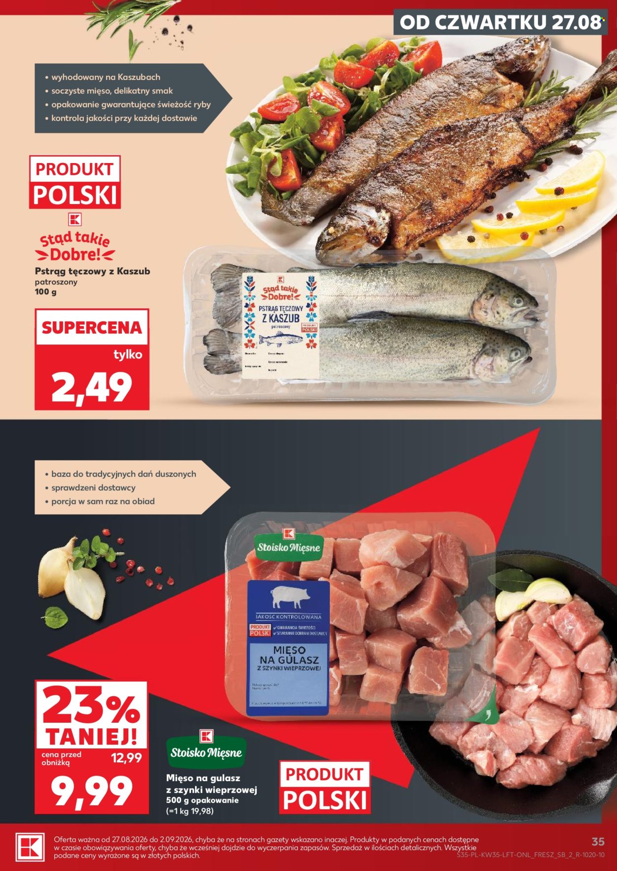 Gazetka Kaufland - 27.8.2026. - 2.9.2026.. Strona 35