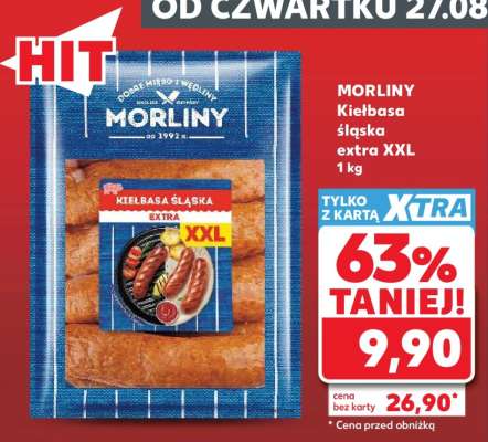 MORLINY Kiełbasa śląska extra XXL
