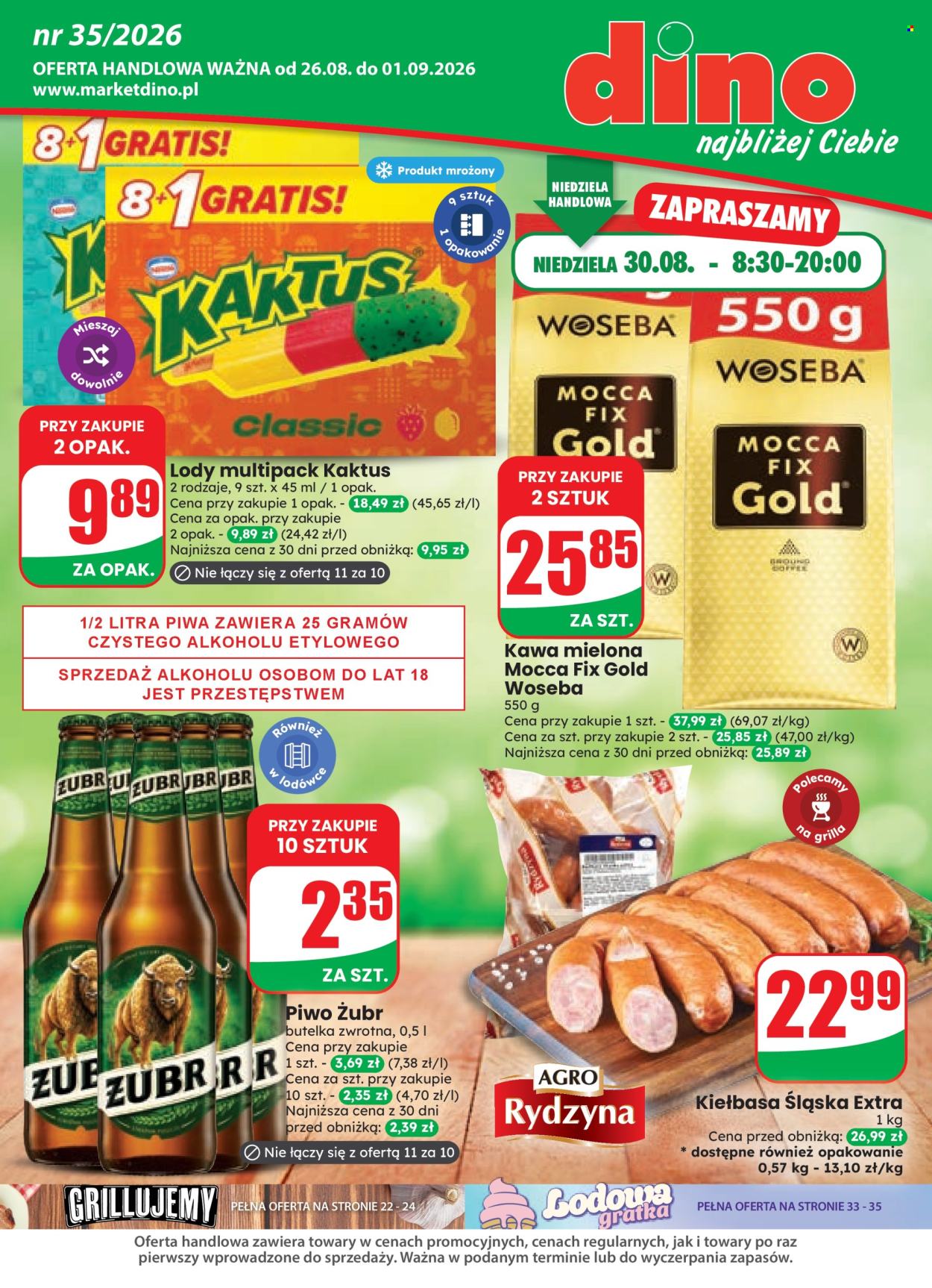 Gazetka Dino - 26.8.2026. - 1.9.2026.. Strona 1