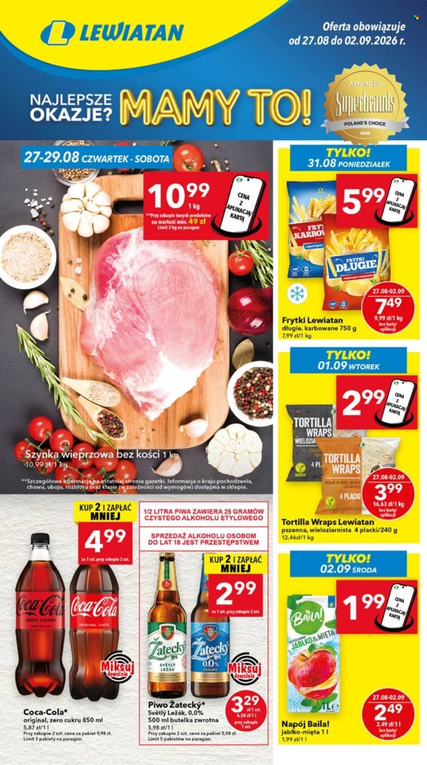 Gazetka Lewiatan - 27.8.2026. - 2.9.2026.. Strona 1